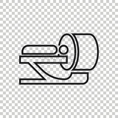 放射科专家,绘画插图,mri扫描仪,ct检查,计算机图标,矢量,扁平化设计,白色,分离着色,商务