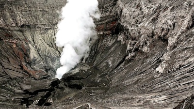 Bromo火山口