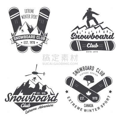 雪板,白色,男人,冬天,迅速,雪,布置,度假