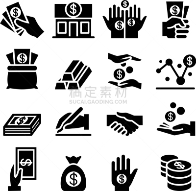 力量,图标,分离着色,商务,概念,图像,收集,奖励