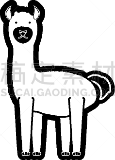 美洲驼羊,分离着色,白色,自然,动物园,斑马,条纹,非洲,热带雨林,野生动物