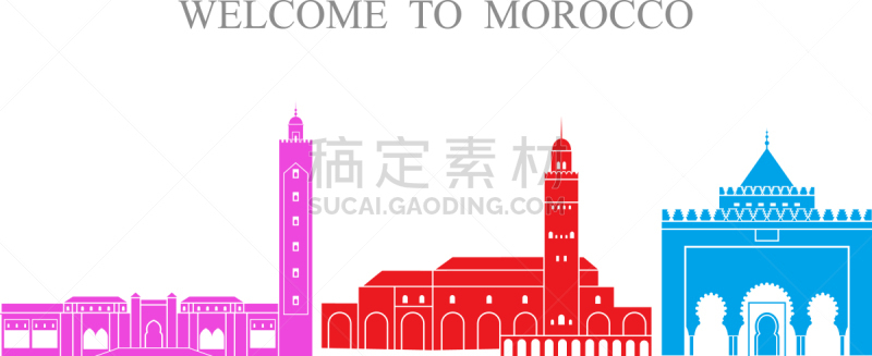 摩洛哥,分离着色,古代,阿加迪尔（摩洛哥西南港口城市）,穆罕默德五世陵墓,建筑业,收集
