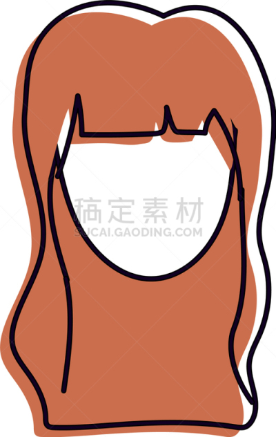 发型,女人,可爱的,人的脸部,头发,人,轮廓,商务,图像,矢量