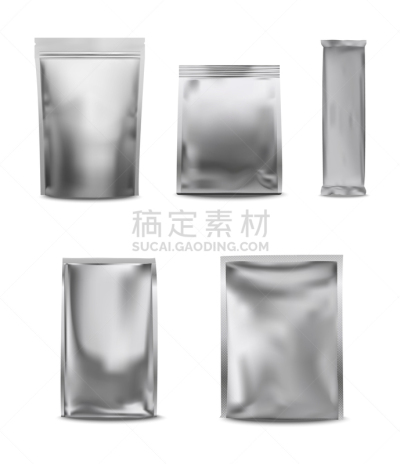 白色,铝箔,塑料袋,空白的,分离着色,食品,塑胶,图像,小吃,布置