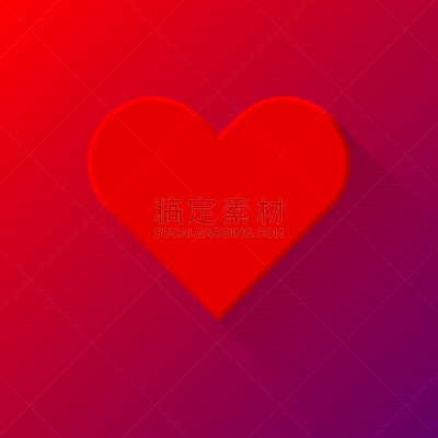 红色,抽象,标志,动物心脏,多样,图像,矢量,分离着色,联系