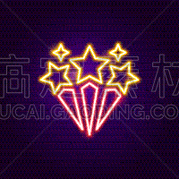焰火,霓虹灯,星形,事件,周年纪念,传统节日,节日,问候,自立