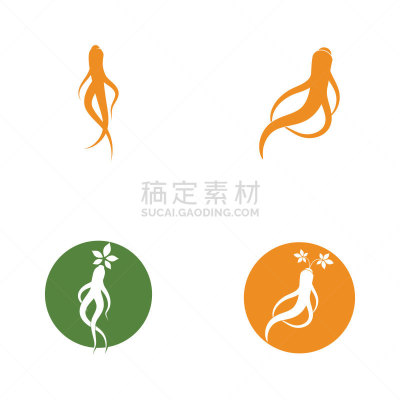模板,人参,符号,图像,矢量,蔬菜,麦片,健康保健,药,食品