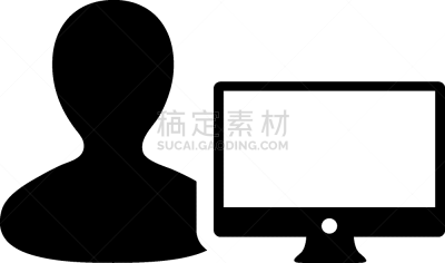 计算机,人,职业,男性,计算机图标,商务,外包,工程师,技术,全科医师