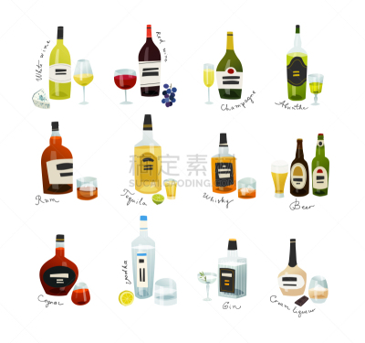 瓶子,计算机图标,饮料,含酒精饮料,事件,葡萄酒,背景分离,玻璃杯,碳酸饮料,波特酒