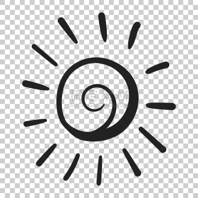 草图,乱画,日光,动物手,图标,可爱的,热,天气,涂料,绘制