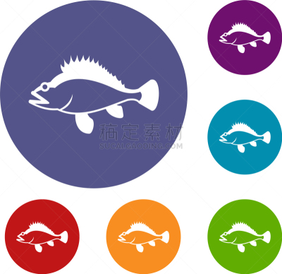 岩鱼,鱼类,玫瑰,舞台,计算机图标,分离着色,自然,红色,食品,收集