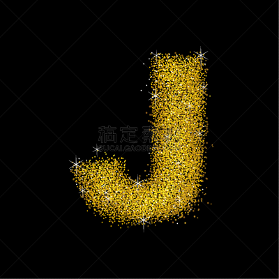 字体,英文字母J,金粉风格,亮闪闪,闪亮的,黄金,字母,字母表次序,闪亮,庆祝