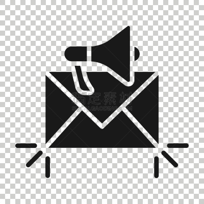 演说家,矢量,信封,计算机图标,商务,邮件,扁平化设计,电子邮件,绘画插图,消息