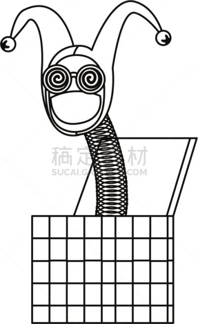 奇异小人玩具盒,四月,弄臣,事件,玩具,传统节日,欢乐,小丑,奇异的