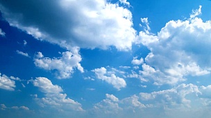 天空中的云自然天气背景时间