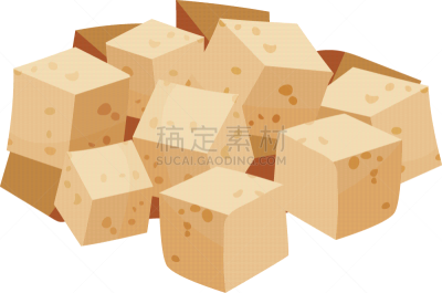 豆腐,白色背景,平坦的,生物学,蔬菜,素食,清新,环境,食品,维生素