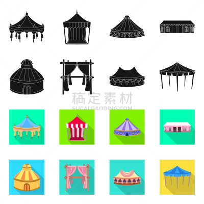 分离着色,图标,户外,夏天,巨大的,欢乐,建筑,收集,休闲,设计