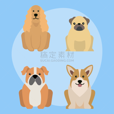 性格,狗,面包,幽默,卡通,白色,褐色,可爱的,友谊,自然
