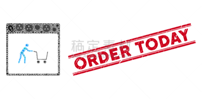 病毒,抽象拼贴画,日历,购物车,页,紧迫,直的,吸血动物,寄生的,水印