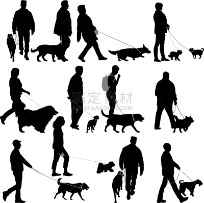 白色,人,狗,分离着色,纯种犬,梗犬,男人,剪影,布置,坐