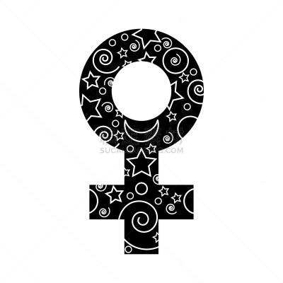 螺线,女人,绘画插图,圆形,新月形,矢量,手,标志,人的角色,性别标志