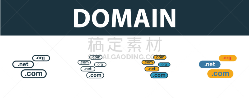 四个物体,图标集,极简构图,符号,商务,云,技术,品牌名称,沟通,搜寻