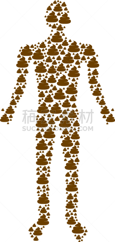 人,粪,男人,臭,垃圾,堆,性格,多样