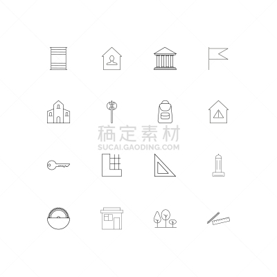 直的,建筑业,极简构图,建筑体,计算机图标,房地产,房屋,铅笔,斧,三角板