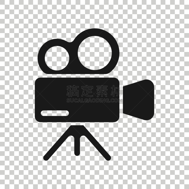 计算机图标,绘画插图,投影设备,电影,相机,白色,矢量,分离着色,扁平化设计,背景