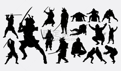 相扑,日本武士,人,男人,巨大的,韧性,力量,剪影
