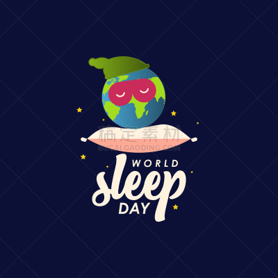 矢量,世界睡眠日,字体,暗色,背景分离,恐怖,凌乱,想法,印度尼西亚