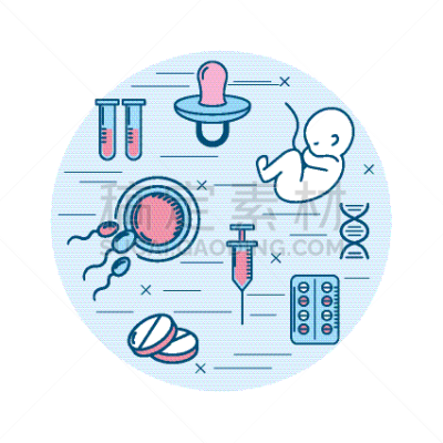 女人,卵子,婴儿,卵巢,脐带,生物学,健康保健,图像,矢量