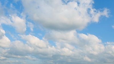 晴空的延时摄影