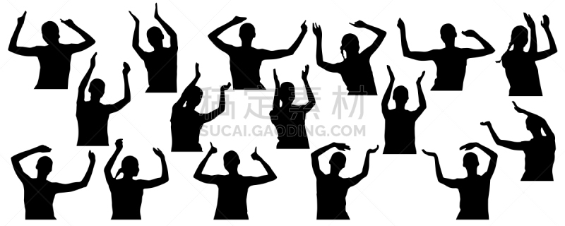 流行音乐会,矢量,手,绘画插图,女人,舞台,事件,运动,背景分离,参观者
