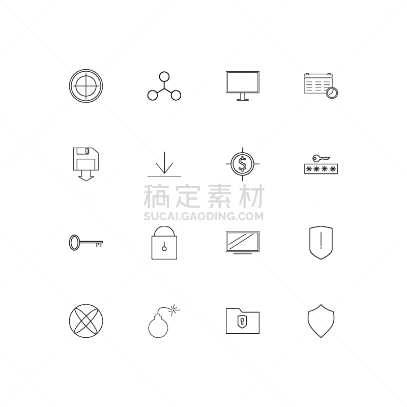 轮廓,直的,计算机图标,软盘,矢量,事件,蜘蛛网,电视机,标志,下载