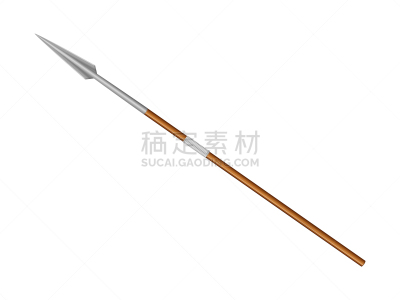 矛,一个物体,背景分离,刀刃,古董,钢铁,剪贴画,绘画插图,木制