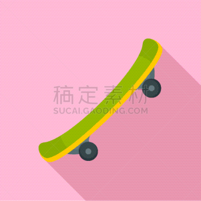 非凡的,滑板,扁平化设计,图标,婴儿,男人,男孩,酷,复古,冒险