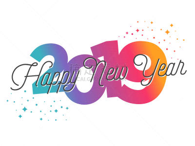 新年前夕,2019,贺卡,华丽的,英语,2020,法国,圣诞卡,一月,镀金的