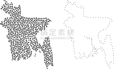 斑点,地形图,轮廓,自然地理,国内著名景点,几何形状,概念,矢量,孟加拉虎