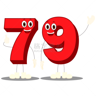 图像,性格,矢量,数字,数字9,数字7,数,分数符号,面部表情,人的脸部
