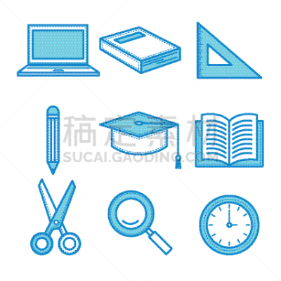 家庭,知识,组物体,技术,图像,矢量,图书馆,大学,教育,研究