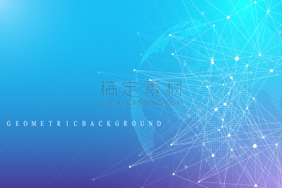复杂性,抽象,大数据,插画,地球形,几何形状,铁丝网,格子,巨大的,深的