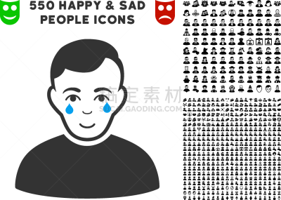 男孩,计算机图标,人,男人,表现积极,图像,性格,奖励,哭,安慰