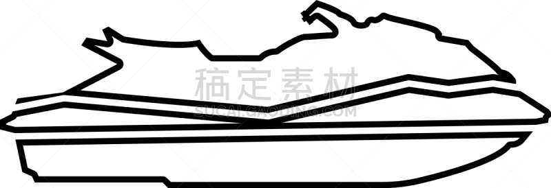 黑色,计算机图标,迅速,水上运动,船,河流,夏天,休闲,喷,剪影