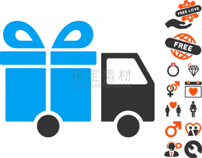 可爱的,礼物,计算机图标,厢式货车,华丽的,汽车,浪漫,婚礼,奖励,爱