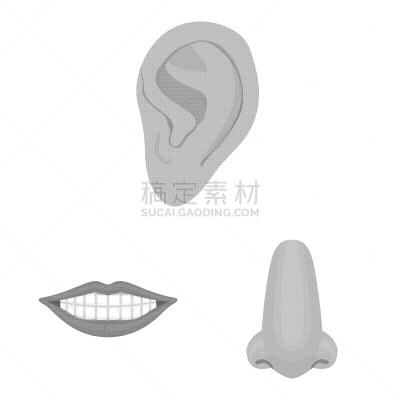 部分,设计师,图标集,分离着色,口腔卫生,人,男人,生病,收集