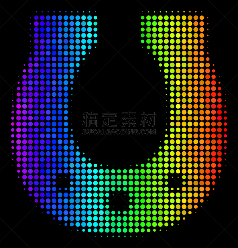 斑点,马蹄铁,计算机图标,球体,几何形状,运气,概念,图像,点染