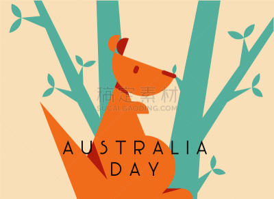 Australia Day,贺卡,幸福,分离着色,国内著名景点,白昼,红色,问候,庆祝