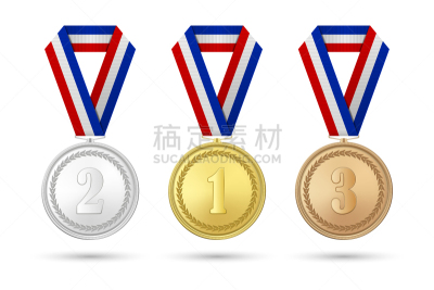 奖,黄金,三维图形,青铜,银色,专业人员,运动,写实
