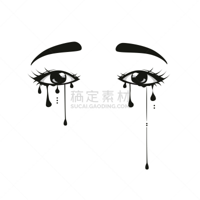 暴力,人,符号,一个人,女性,图像,眼泪,女人,成年的,矢量
